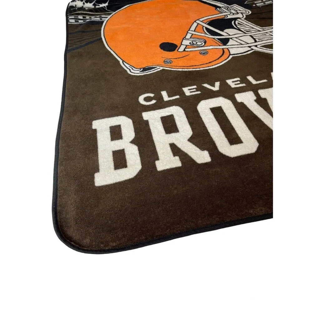 NFL Cleveland Browns Soft Fleece Throw‎ Blanket 56